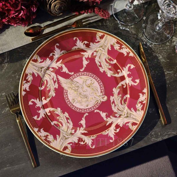 meissen mystic maison charger plate bordeaux view