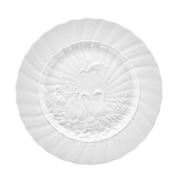 meissen swan dinner plate large