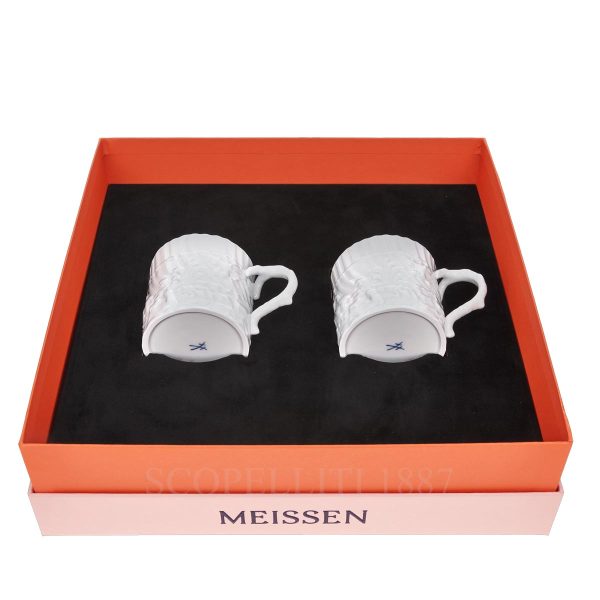meissen swan mug set gift