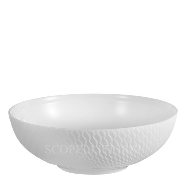 meissen waves relief bisque small bowl