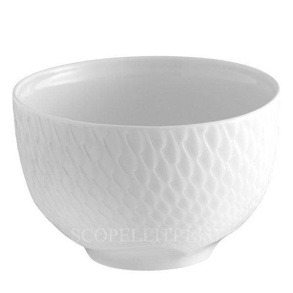 meissen waves relief bisque soup bowl