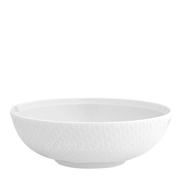 meissen waves relief large bowl