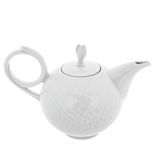 meissen waves relief large teapot back