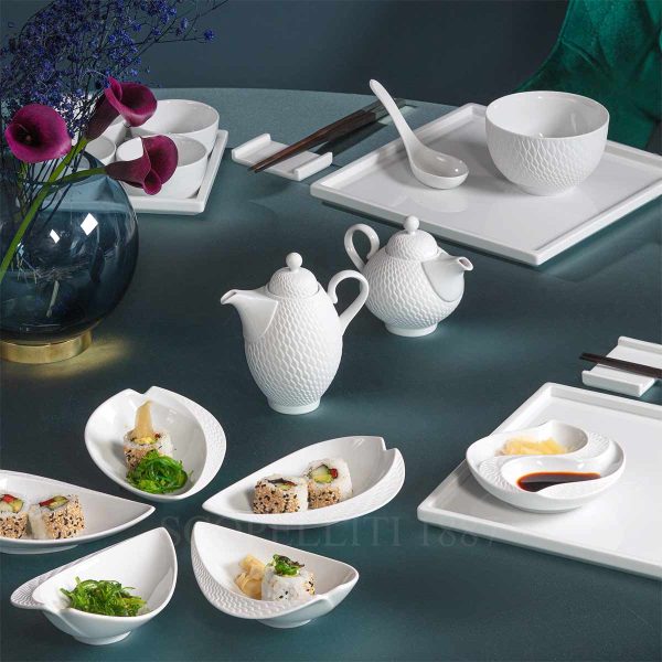 meissen waves relief serving