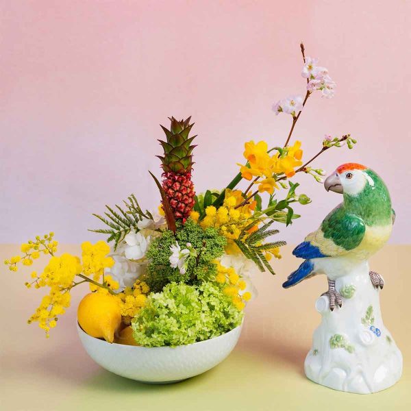 meissen waves relief small bowl decor