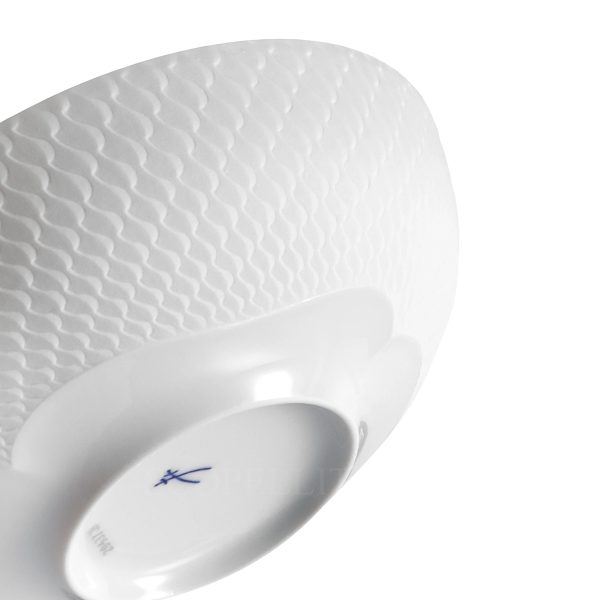 meissen waves relief small bowl details