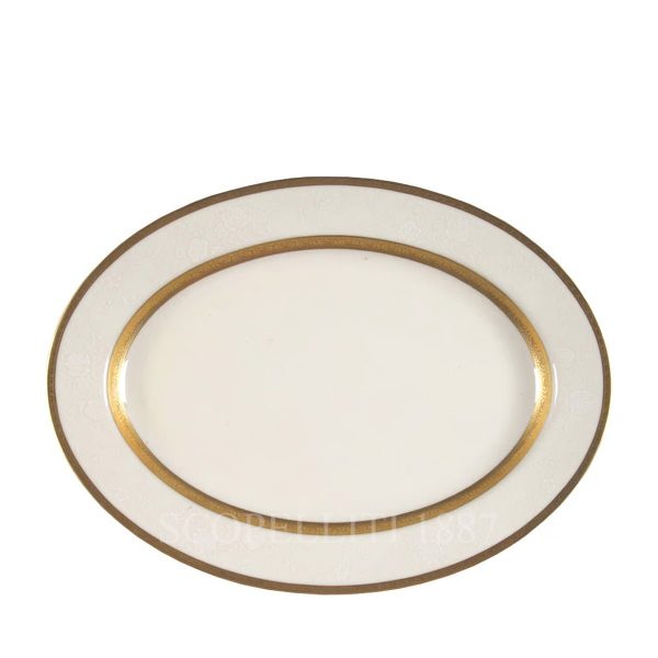 mikasa antique lace oval plate