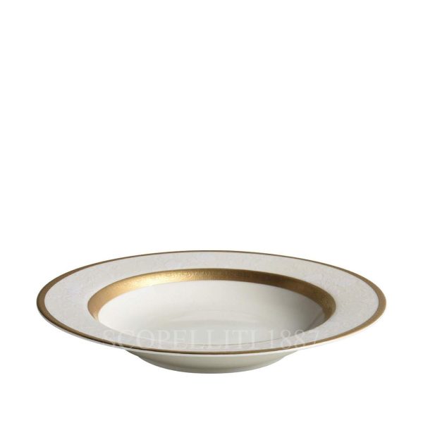 mikasa antique lace rim soup plate