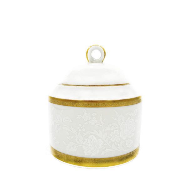 mikasa antique lace sugar bowl