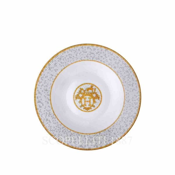 hermès mosaique au 24 soup plate