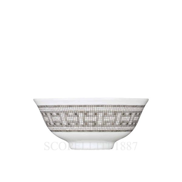 hermès mosaique au 24 platinum soup bowl