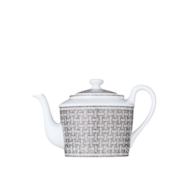 hermès mosaique au 24 platinum teapot