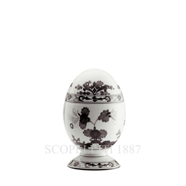 Ginori 1735 Small Covered Egg Oriente Italiano Albus