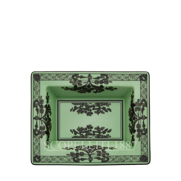 Ginori 1735 Rectangular Vide Poche Oriente Italiano Bario
