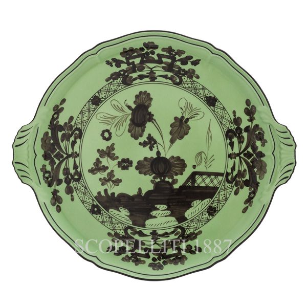 Ginori 1735 Round Cake Plate Oriente Italiano Bario