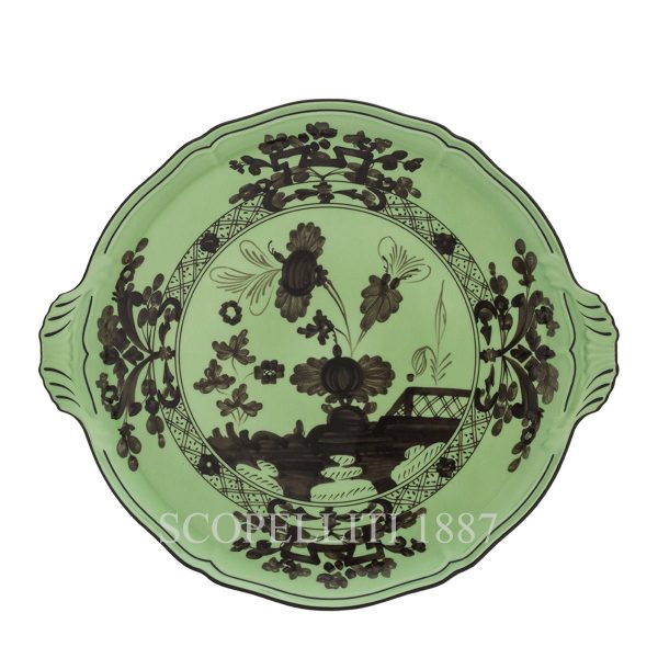 oriente bario round cake plate