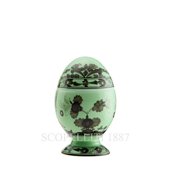 Ginori 1735 Small Covered Egg Oriente Italiano Bario