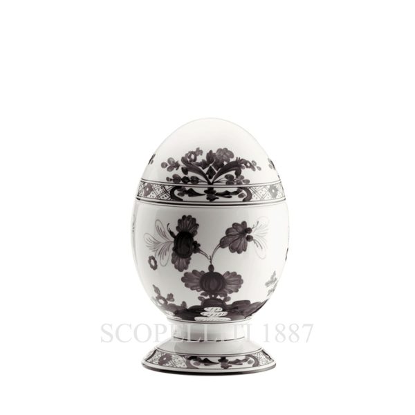 Ginori 1735 Large Covered Egg Oriente Italiano Albus