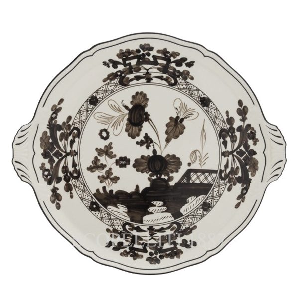 Ginori 1735 Round Cake Plate Oriente Italiano Albus