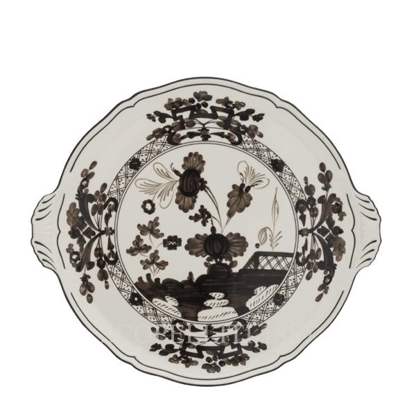 oriente albus round cake plate