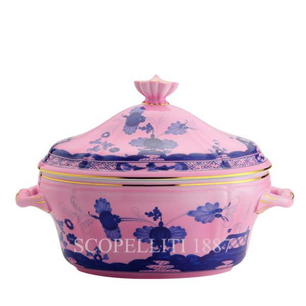 Ginori 1735 Tureen With Cover Oriente Italiano Azalea