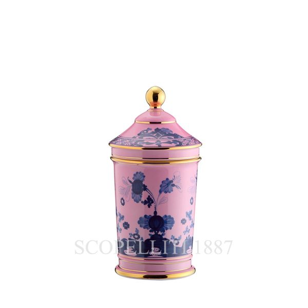 Ginori 1735 Pharmacy Vase With Lid Oriente Italiano Azalea