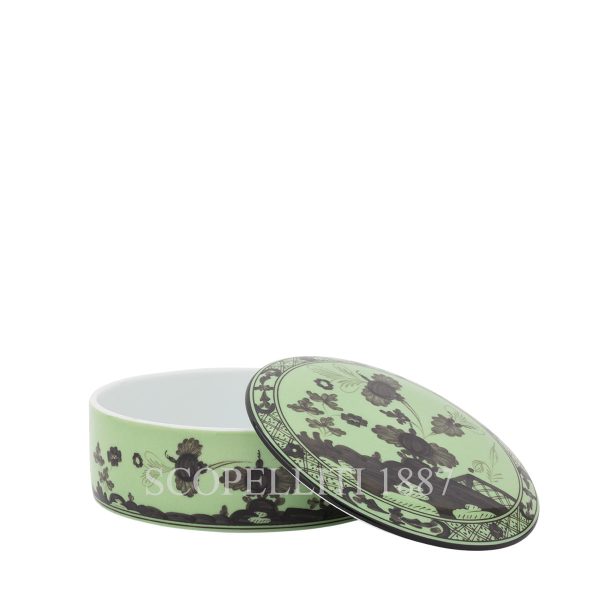 Ginori 1735 Round Box With Lid Oriente Italiano Bario