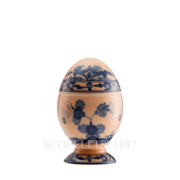 Ginori 1735 Small Covered Egg Oriente Italiano Cipria