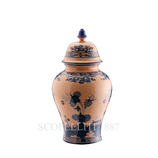 Ginori 1735 Potiche Small Vase With Cover Oriente Italiano Cipria