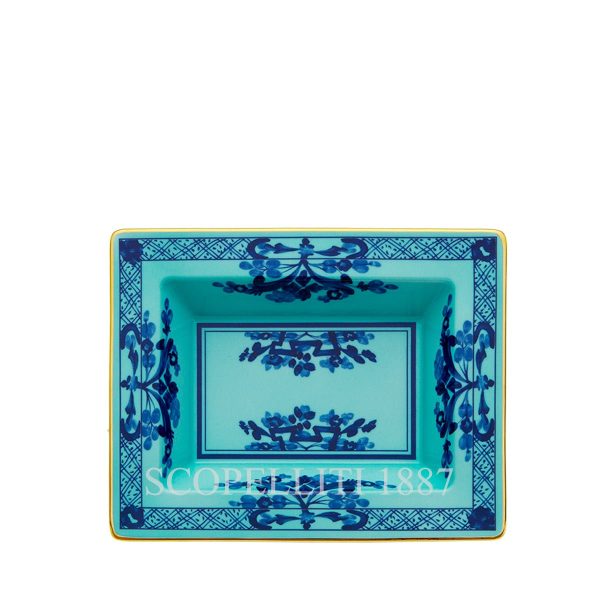 Ginori 1735 Rectangular Vide Poche Oriente Italiano Iris