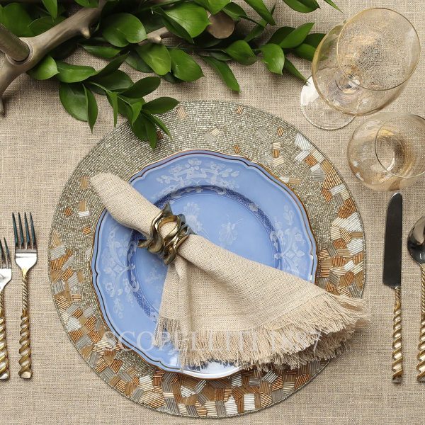 oriente italiano pervinca dessert plate