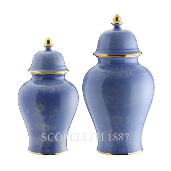 oriente italiano pervinca set potiche vases
