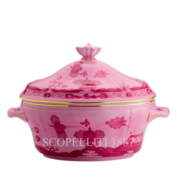 Ginori 1735 Tureen With Cover Oriente Italiano Porpora