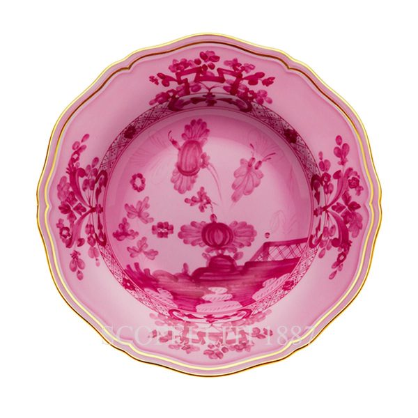 Ginori 1735 Soup Plate Oriente Italiano Porpora