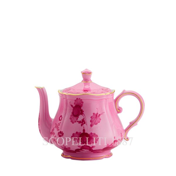 Ginori 1735 Teapot Oriente Italiano Porpora