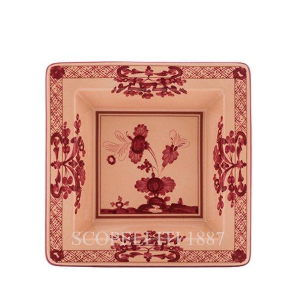 Ginori 1735 Large Vide Poche Oriente Italiano Vermiglio