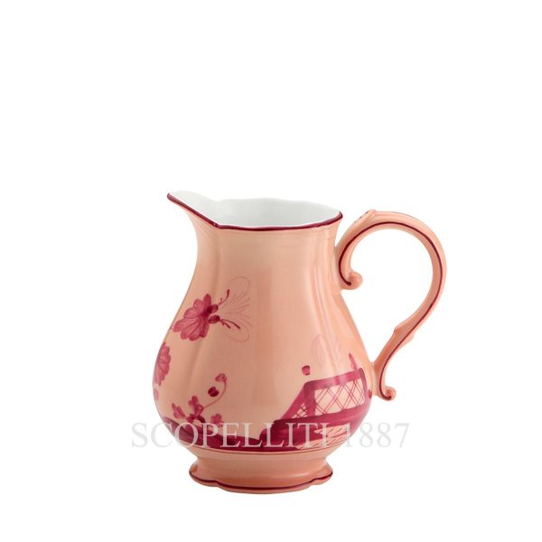 Ginori 1735 Milk Jug Oriente Italiano Vermiglio