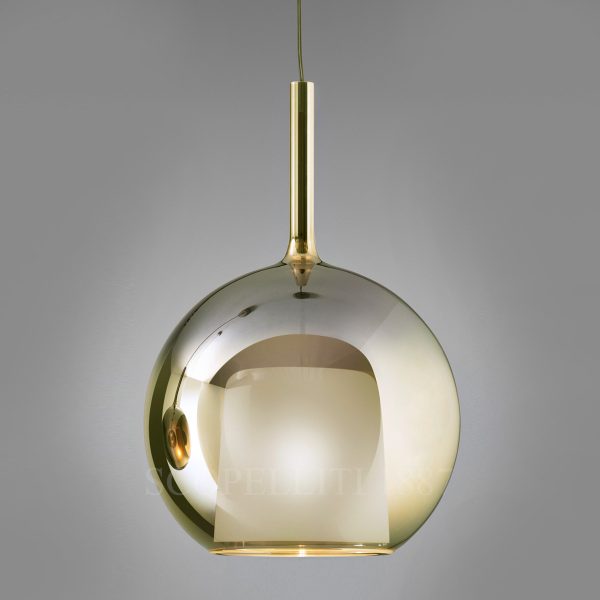 penta light glo large pendant gold