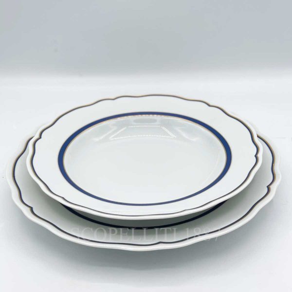 phillippe deshoulieres dome blue dinnerware