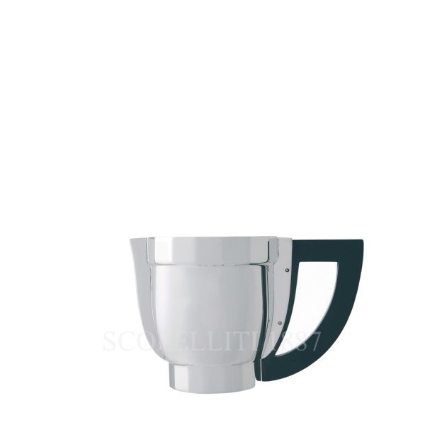 puiforcat creamer with wood handle art deco 1927