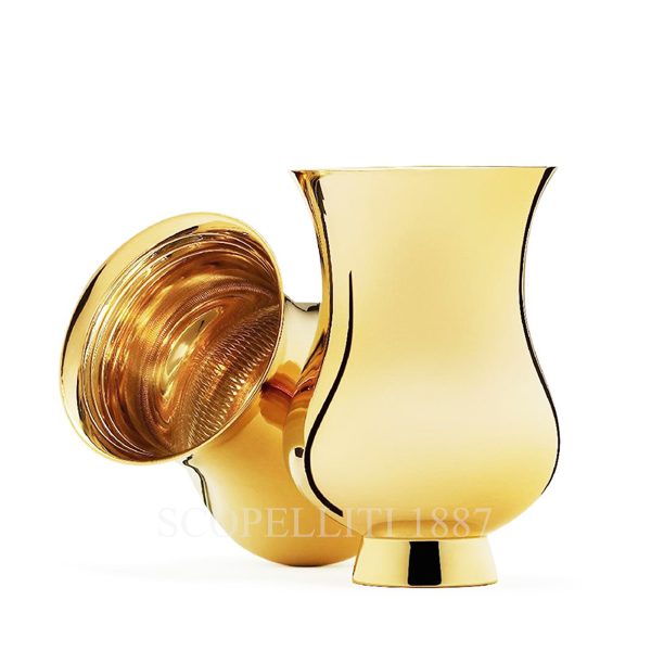 puiforcat pour le champagne tumbler gold gilt