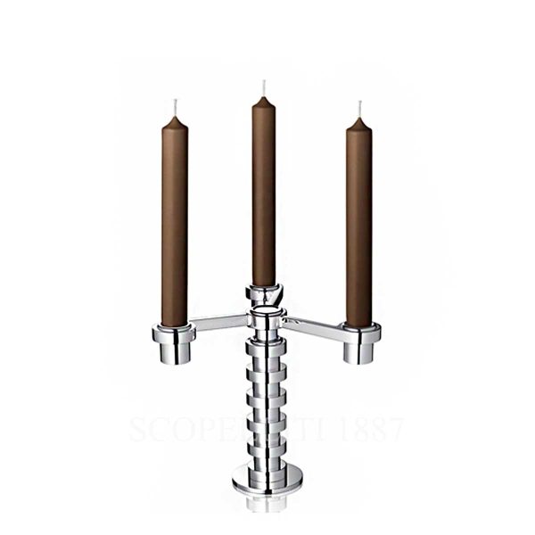puiforcat ruban candleholder 3 lights
