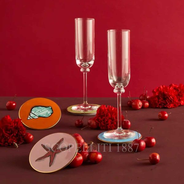 richard ginori set of 4 coasters il viaggio di nettuno