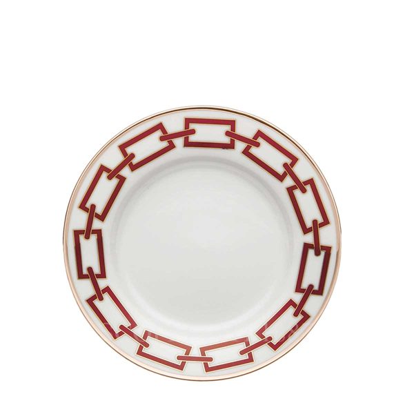 richard ginori bread plate catene red