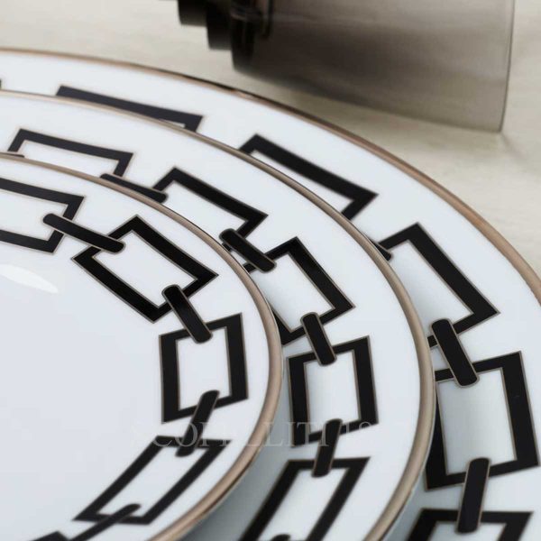 richard ginori catene black dinnerware
