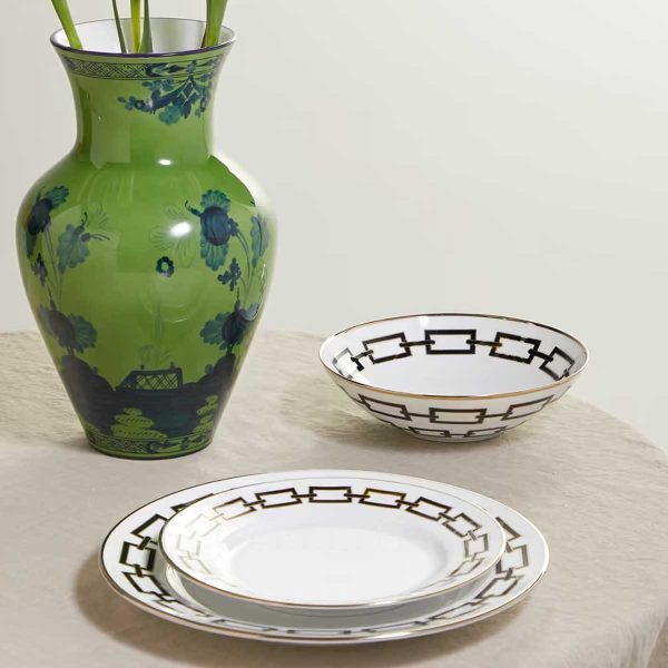 richard ginori dessert plate catene black