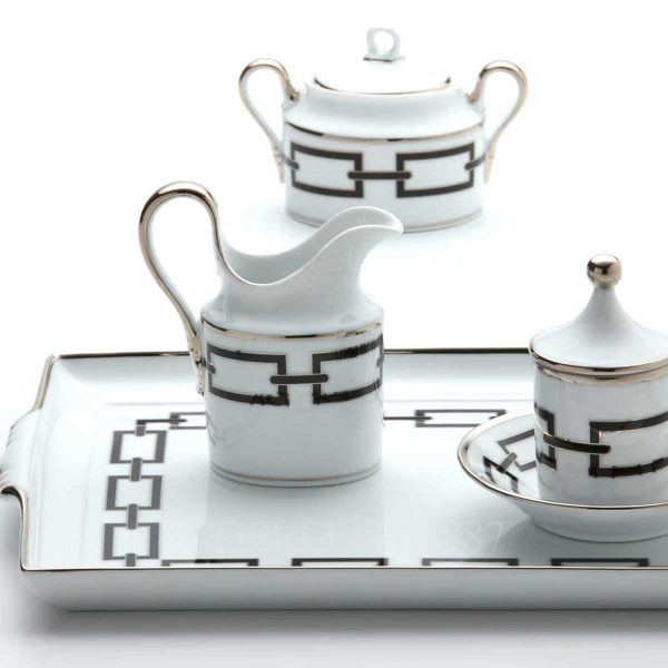 richard ginori catene black creamer