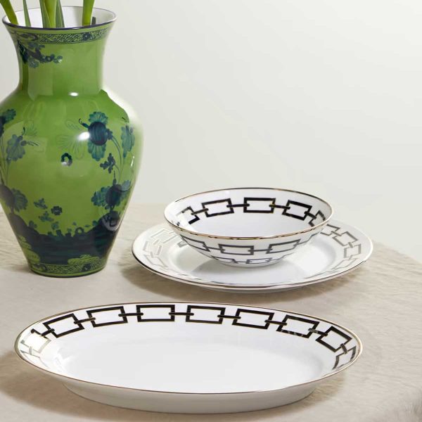 richard ginori catene black plates