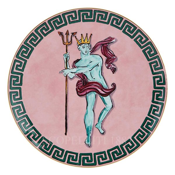 richard ginori presentation plate pink il viaggio di nettuno