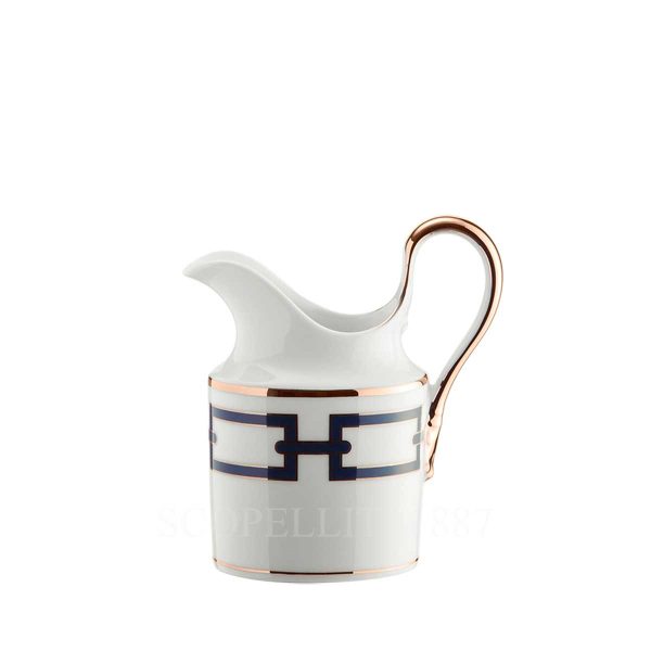 ginori catene blue creamer